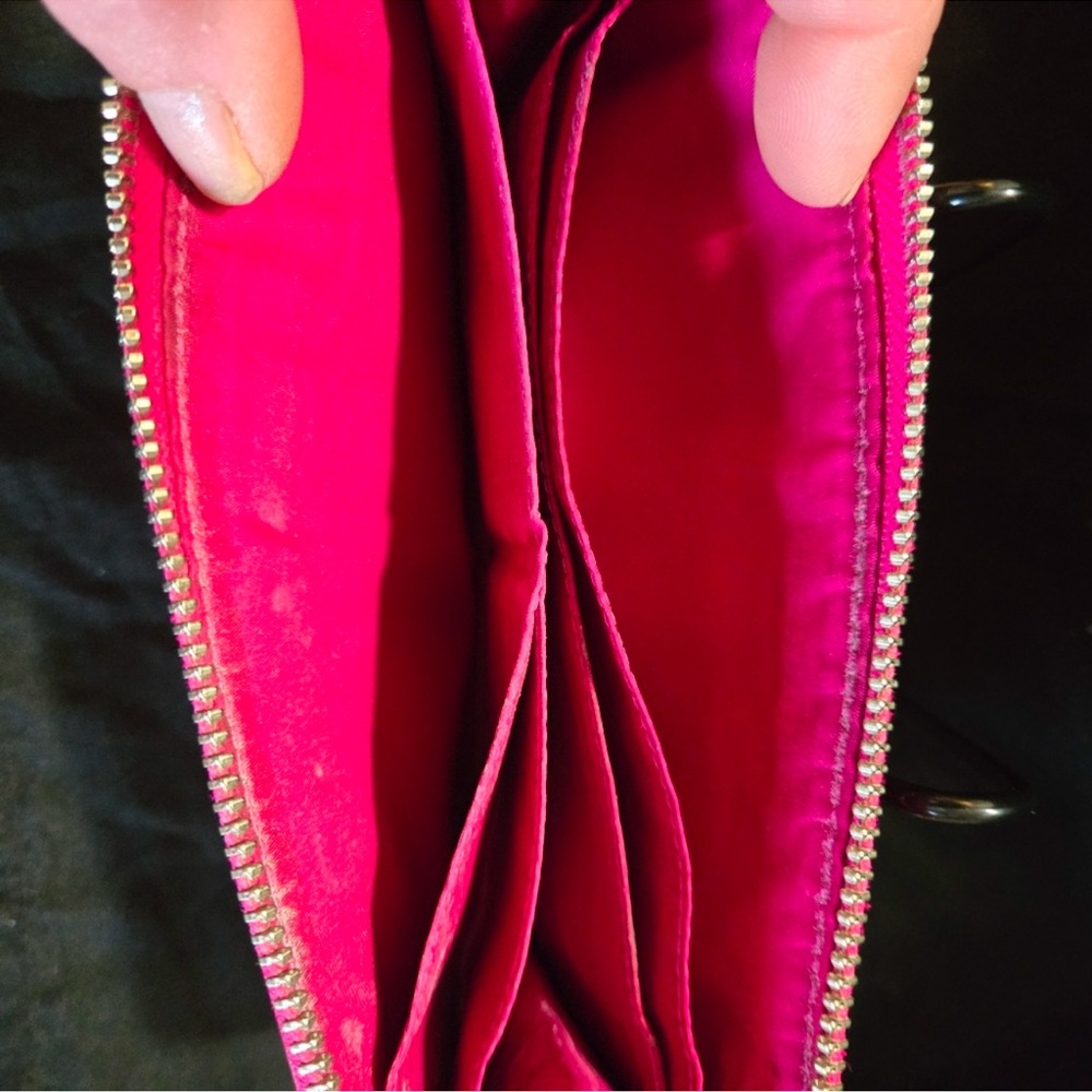 Coach EUC Pink Leather Zip Wristlet/Wallet - Picture 4 of 9